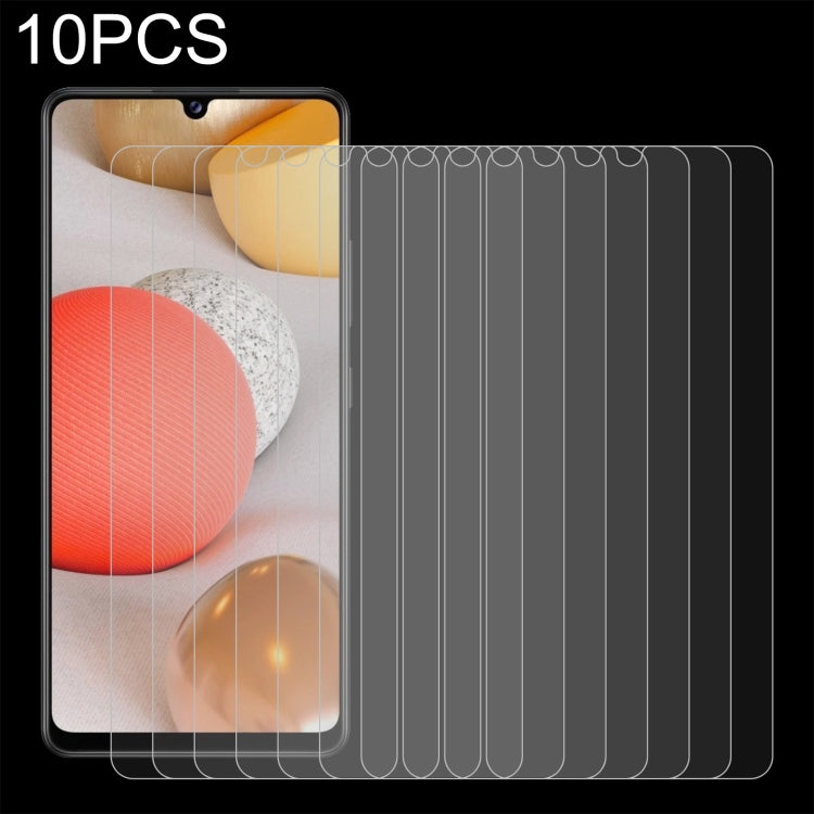 For Samsung Galaxy M42 5G 10 PCS 0.26mm 9H 2.5D Tempered Glass Film