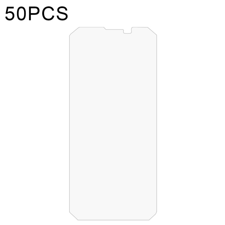 For Blackview Bl6000 Pro 5G 50 PCS 0.26mm 9H 2.5D Tempered Glass Film