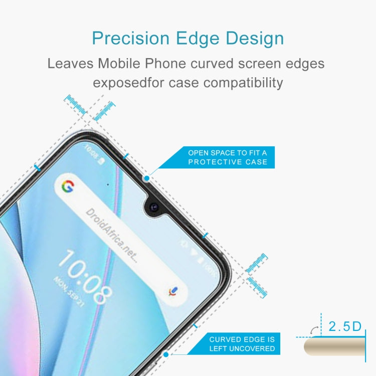 For Umidigi A9 Max 10 PCS 0.26mm 9H 2.5D Tempered Glass Film