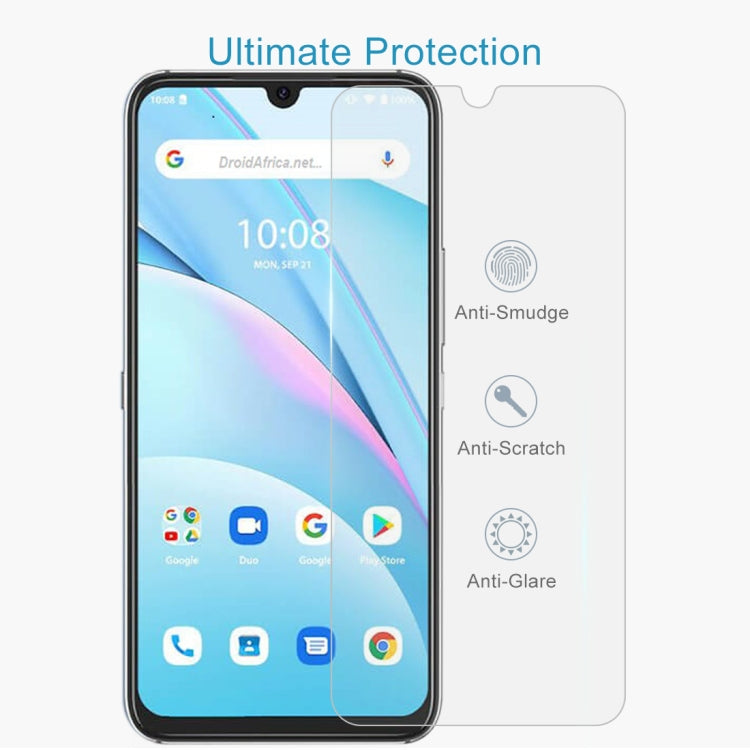 For Umidigi A9 Max 10 PCS 0.26mm 9H 2.5D Tempered Glass Film