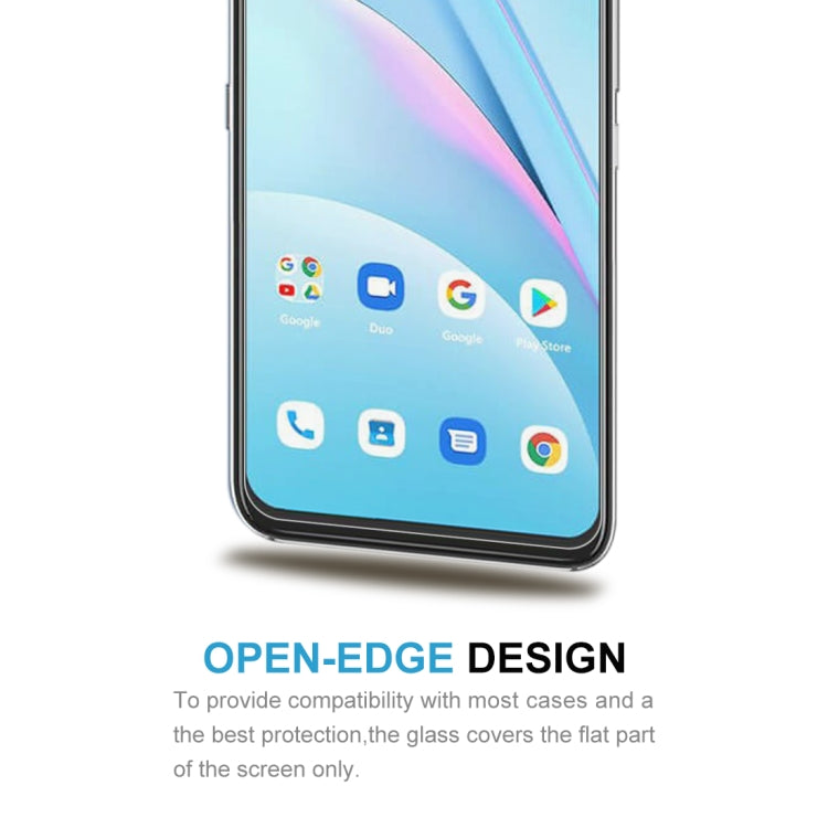 For Umidigi A9 Max 10 PCS 0.26mm 9H 2.5D Tempered Glass Film