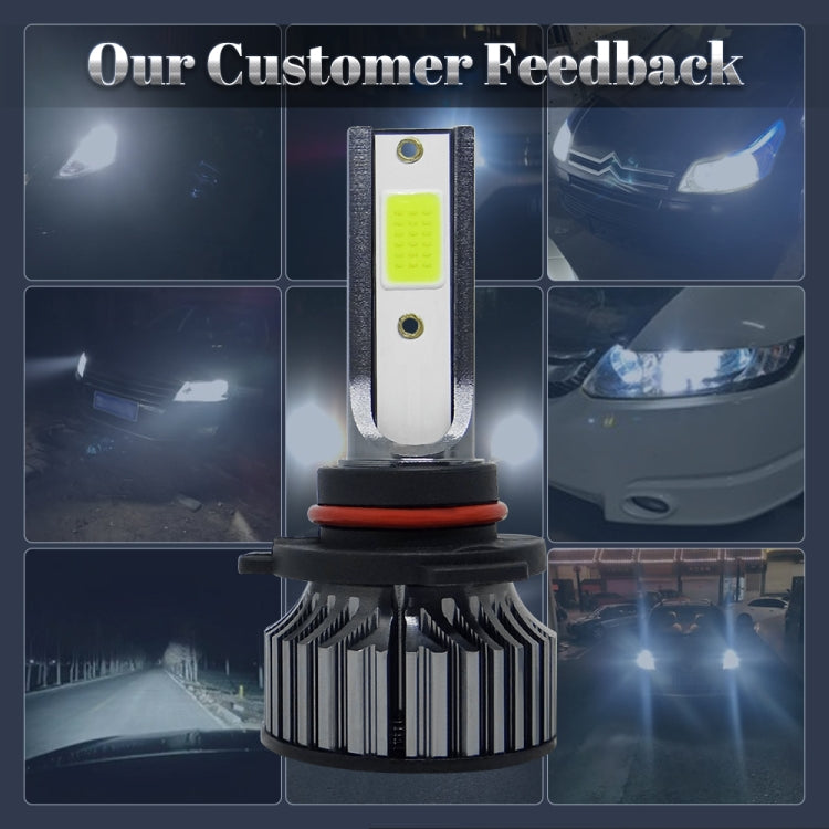 P1 9005 1 Pair 9V-36V / 36W / 6000K / 6000LM White Light IP68 Waterproof Car LED Headlight