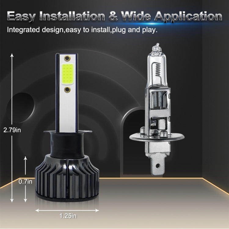 P1 H1 1 Pair 9V-36V / 36W / 6000K / 6000LM White Light IP68 Waterproof Car LED Headlight