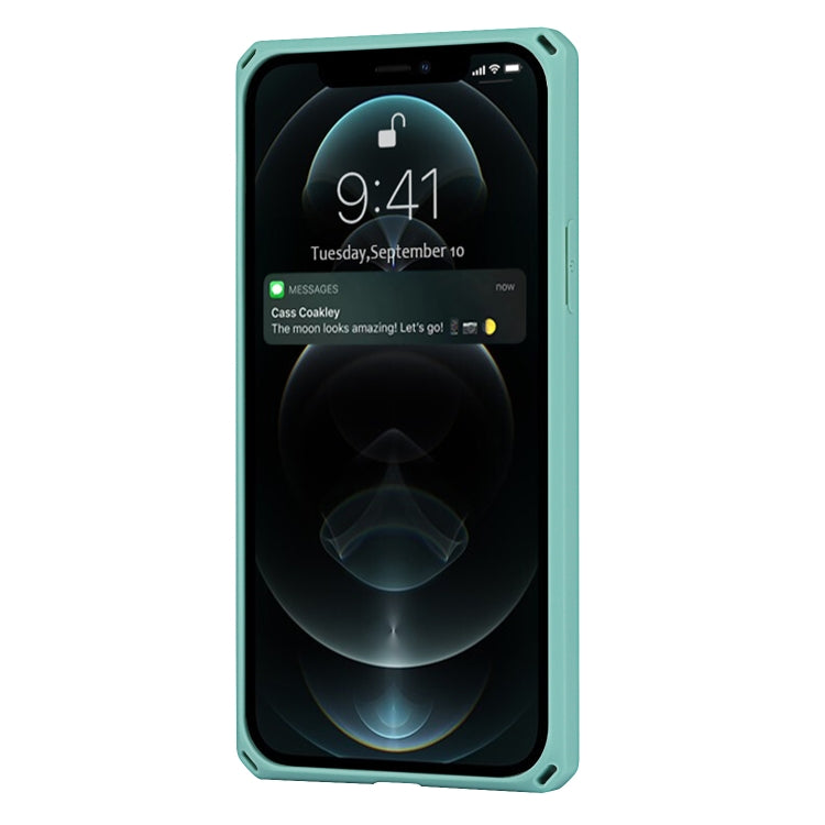 For iPhone 11 Pro Carbon Fiber Armor Shockproof TPU + PC Hard Case with Card Slot Holder