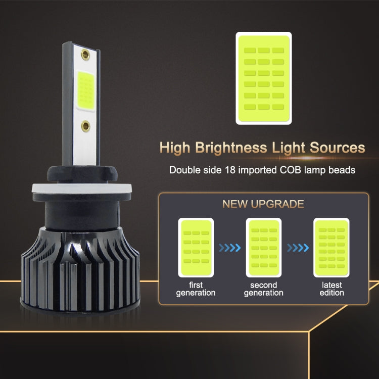 P1 880 1 Pair 9V-36V / 36W / 8000K / 6000LM IP68 Waterproof Car LED Headlight