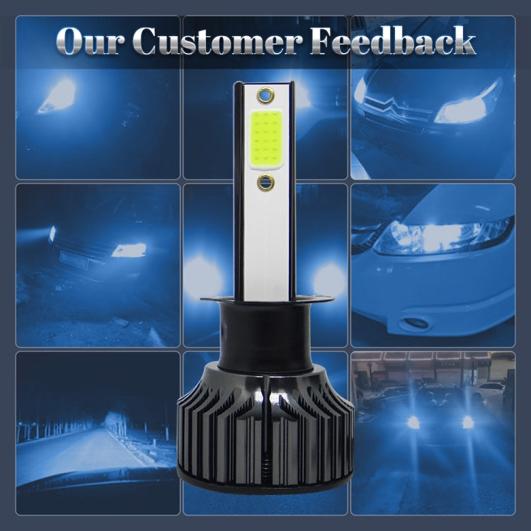 P1 H1 1 Pair 9V-36V / 36W / 8000K / 6000LM IP68 Waterproof Car LED Headlight