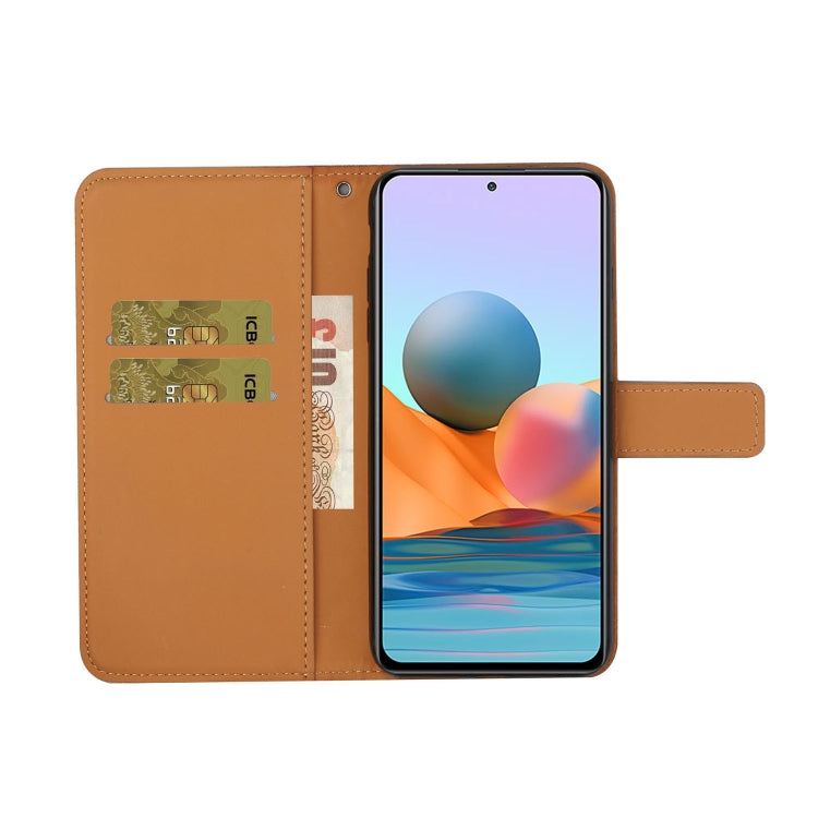 For Xiaomi Redmi Note 10 Pro Ethnic Style Embossed Pattern Horizontal Flip Leather Case with Holder & Card Slots & Wallet & Lanyard