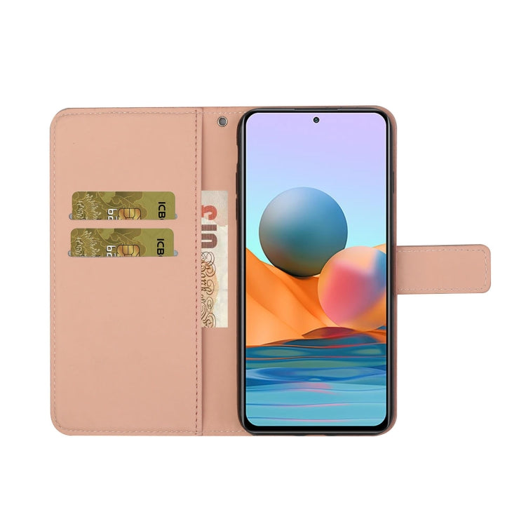 For Xiaomi Redmi Note 10 Pro Ethnic Style Embossed Pattern Horizontal Flip Leather Case with Holder & Card Slots & Wallet & Lanyard