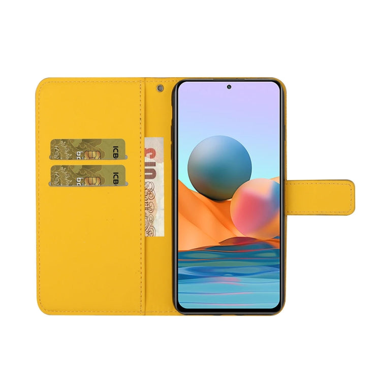 For Xiaomi Redmi Note 10 Pro Ethnic Style Embossed Pattern Horizontal Flip Leather Case with Holder & Card Slots & Wallet & Lanyard