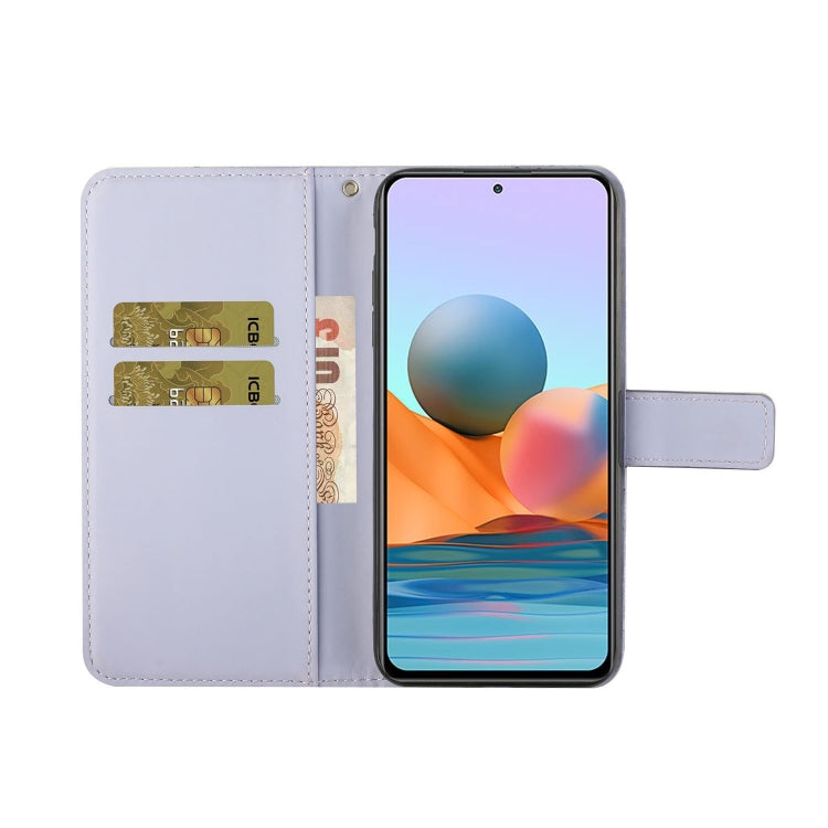 For Xiaomi Redmi Note 10 Pro Ethnic Style Embossed Pattern Horizontal Flip Leather Case with Holder & Card Slots & Wallet & Lanyard