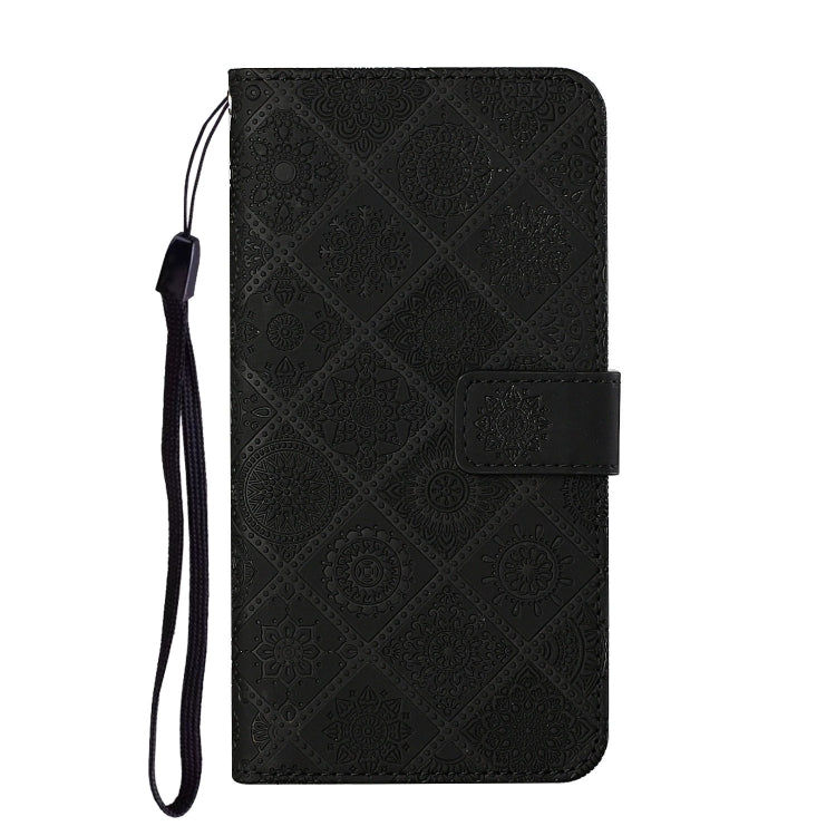 For Xiaomi Redmi 9T Ethnic Style Embossed Pattern Horizontal Flip Leather Case with Holder & Card Slots & Wallet & Lanyard