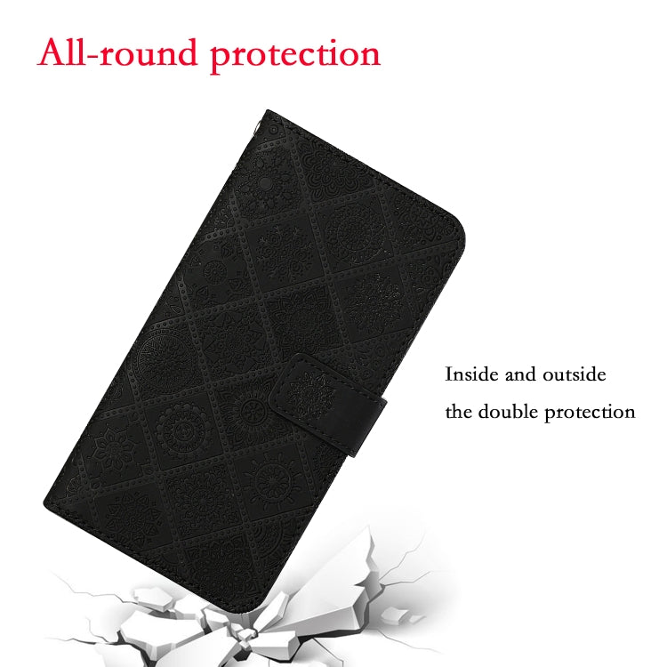 For Xiaomi Redmi 9T Ethnic Style Embossed Pattern Horizontal Flip Leather Case with Holder & Card Slots & Wallet & Lanyard