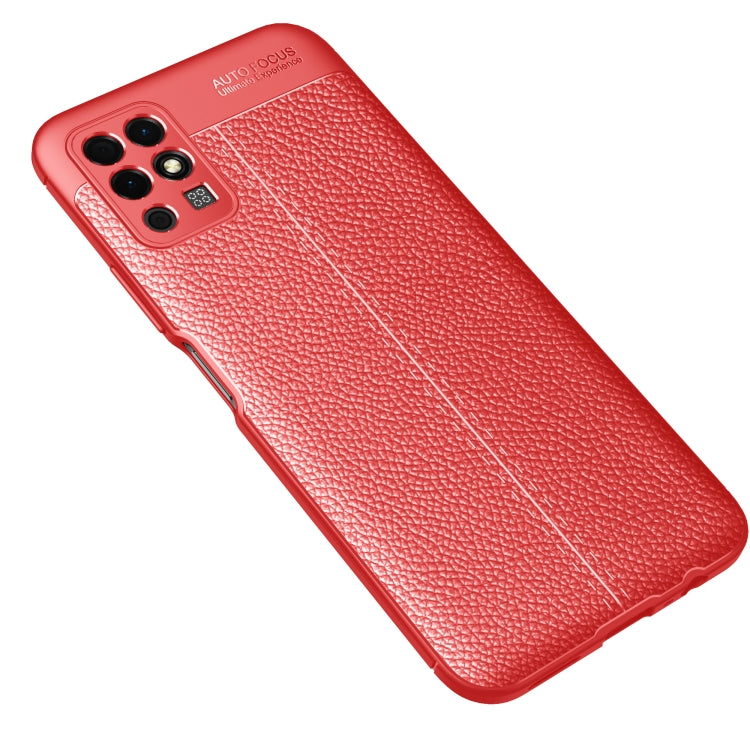 For Honor Play 5T Litchi Texture TPU Shockproof Case