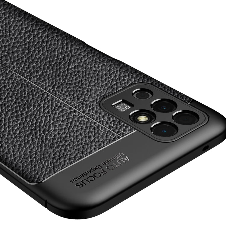 For Honor Play 5T Litchi Texture TPU Shockproof Case