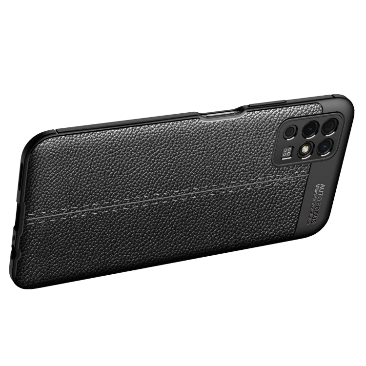For Honor Play 5T Litchi Texture TPU Shockproof Case