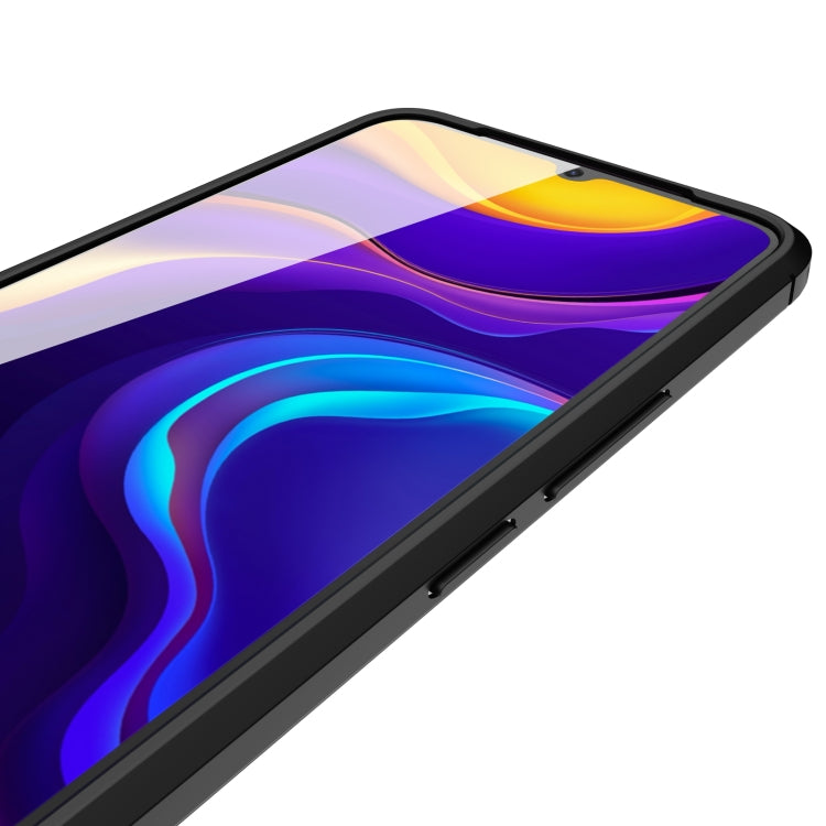 For vivo V21 Litchi Texture TPU Shockproof Case