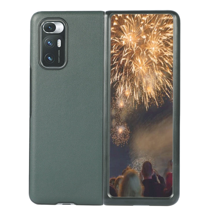 For Xiaomi Mi Mix Fold Genuine Leather Lambskin Texture Folding Protective Case