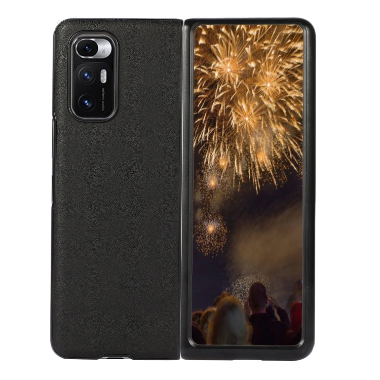 For Xiaomi Mi Mix Fold Genuine Leather Lambskin Texture Folding Protective Case