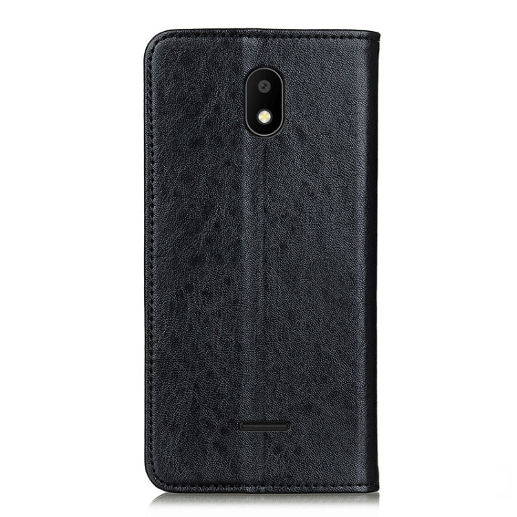 For Vodafone Smart E11 Magnetic Crazy Horse Texture Horizontal Flip Leather Case with Holder & Card Slots & Wallet