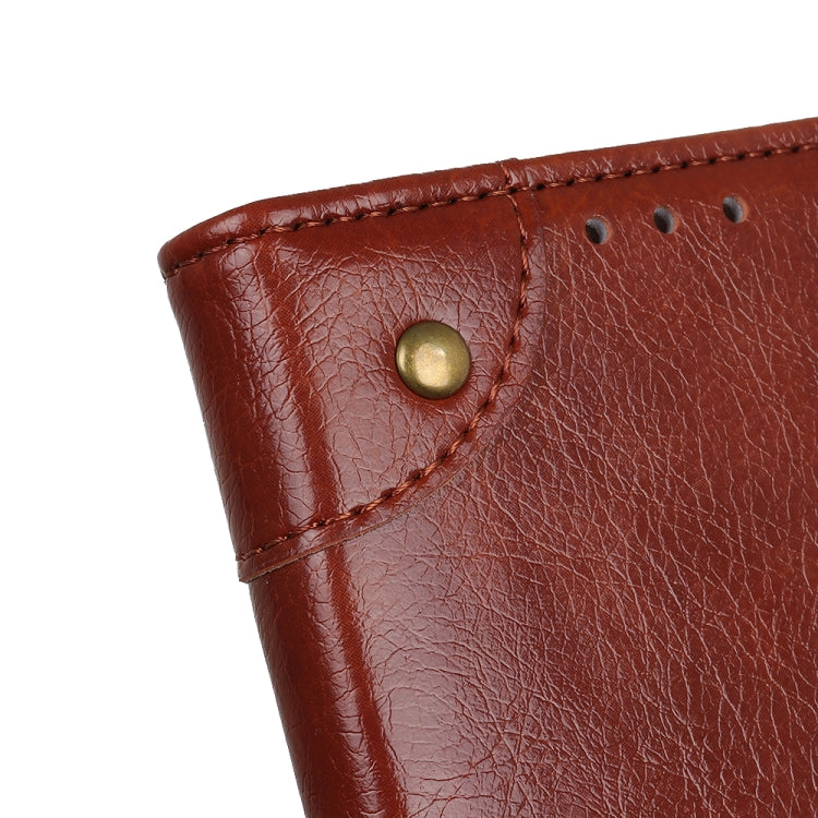 For Vodafone Smart E11 Copper Buckle Nappa Texture Horizontal Flip Leather Case with Holder & Card Slots & Wallet