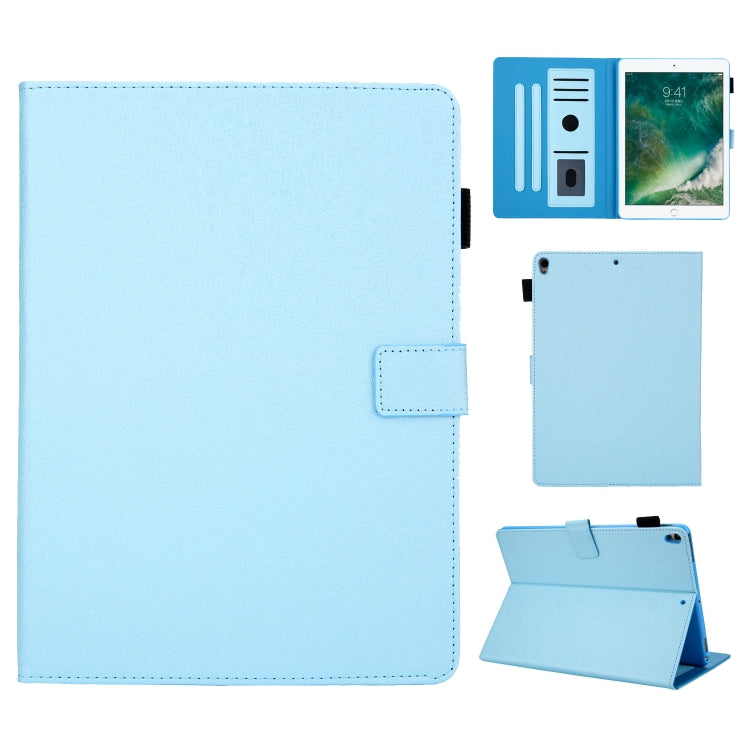 Hair Silky Texture Solid Color Horizontal Flip Leather Case with Holder & Card Slots & Photo Frame & Anti-Skid Strip For iPad Pro 10.5 inch (2017) / (2019)