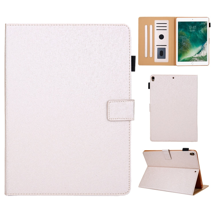 Hair Silky Texture Solid Color Horizontal Flip Leather Case with Holder & Card Slots & Photo Frame & Anti-Skid Strip For iPad Pro 10.5 inch (2017) / (2019)