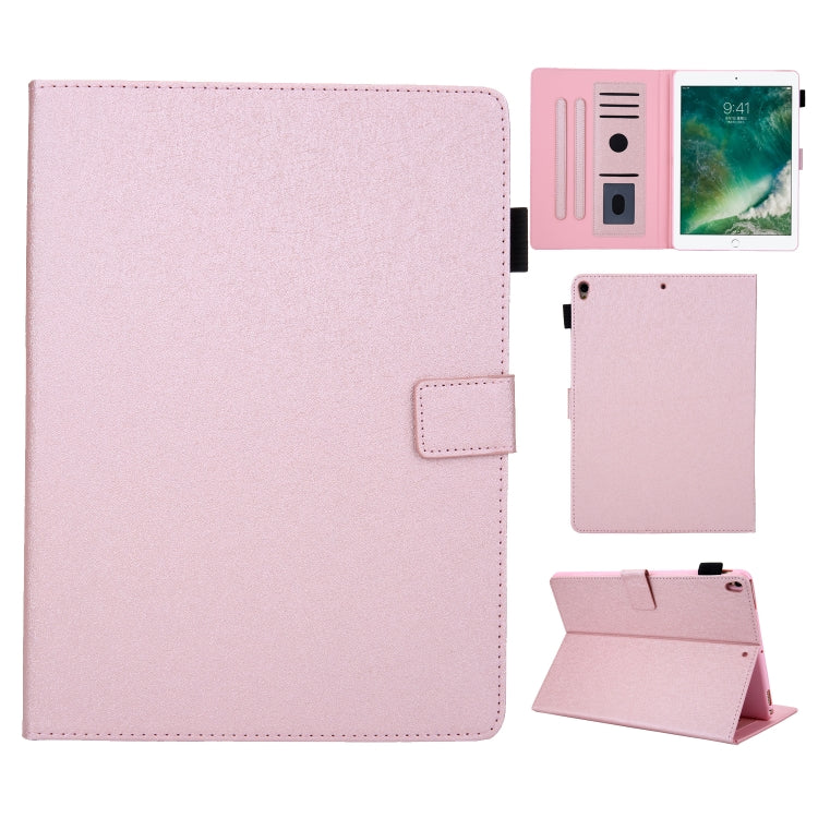 Hair Silky Texture Solid Color Horizontal Flip Leather Case with Holder & Card Slots & Photo Frame & Anti-Skid Strip For iPad Pro 10.5 inch (2017) / (2019)