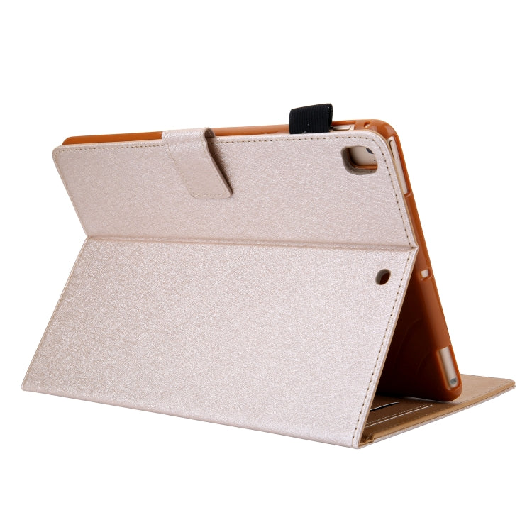 For iPad 10.2 2021 / 2020 / 2019 Hair Silky Texture Solid Color Horizontal Flip Leather Case with Holder & Card Slots & Photo Frame & Anti-Skid Strip