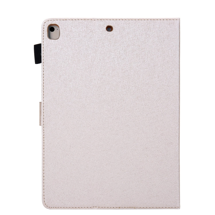 Hair Silky Texture Solid Color Horizontal Flip Leather Case with Holder & Card Slots & Photo Frame & Anti-Skid Strip For iPad 9.7 2018 / 2017