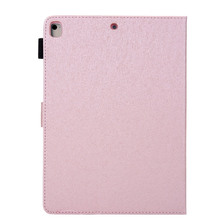 Hair Silky Texture Solid Color Horizontal Flip Leather Case with Holder & Card Slots & Photo Frame & Anti-Skid Strip For iPad 9.7 2018 / 2017