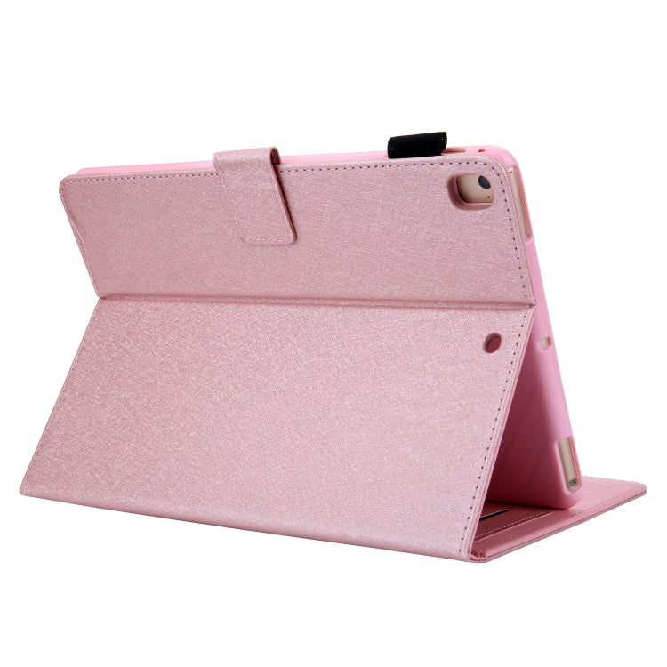 Hair Silky Texture Solid Color Horizontal Flip Leather Case with Holder & Card Slots & Photo Frame & Anti-Skid Strip For iPad 9.7 2018 / 2017