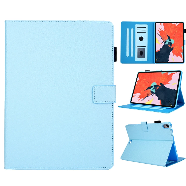 Hair Silky Texture Solid Color Horizontal Flip Leather Case with Holder & Card Slots & Photo Frame & Anti-Skid Strip For iPad Pro 11 inch