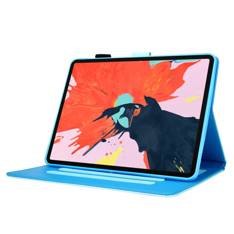 Hair Silky Texture Solid Color Horizontal Flip Leather Case with Holder & Card Slots & Photo Frame & Anti-Skid Strip For iPad Pro 11 inch