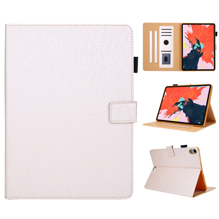 Hair Silky Texture Solid Color Horizontal Flip Leather Case with Holder & Card Slots & Photo Frame & Anti-Skid Strip For iPad Pro 11 inch