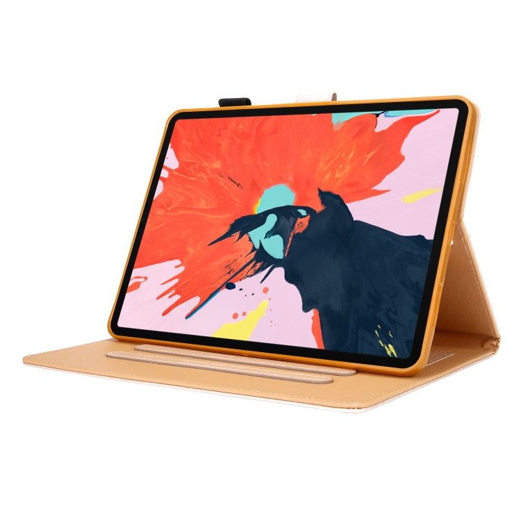 Hair Silky Texture Solid Color Horizontal Flip Leather Case with Holder & Card Slots & Photo Frame & Anti-Skid Strip For iPad Pro 11 inch