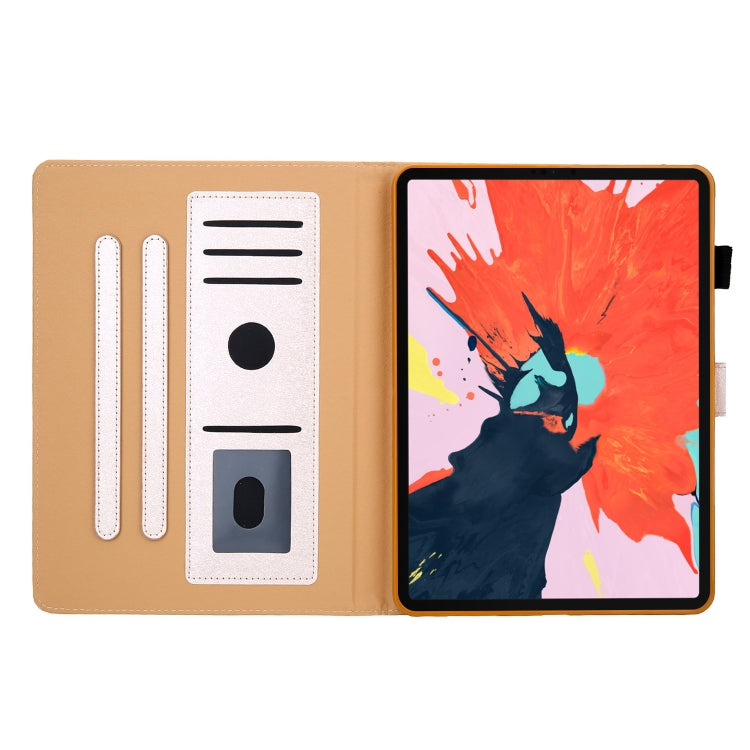 Hair Silky Texture Solid Color Horizontal Flip Leather Case with Holder & Card Slots & Photo Frame & Anti-Skid Strip For iPad Pro 11 inch