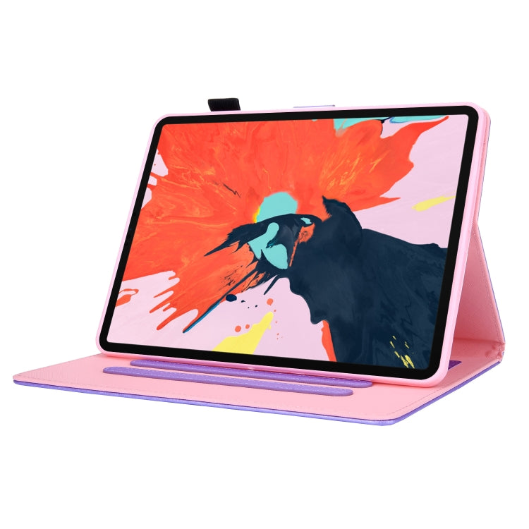 Hair Silky Texture Solid Color Horizontal Flip Leather Case with Holder & Card Slots & Photo Frame & Anti-Skid Strip For iPad Pro 11 inch