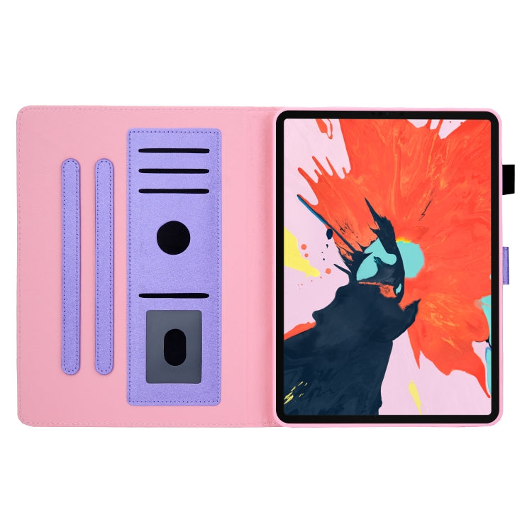 Hair Silky Texture Solid Color Horizontal Flip Leather Case with Holder & Card Slots & Photo Frame & Anti-Skid Strip For iPad Pro 11 inch