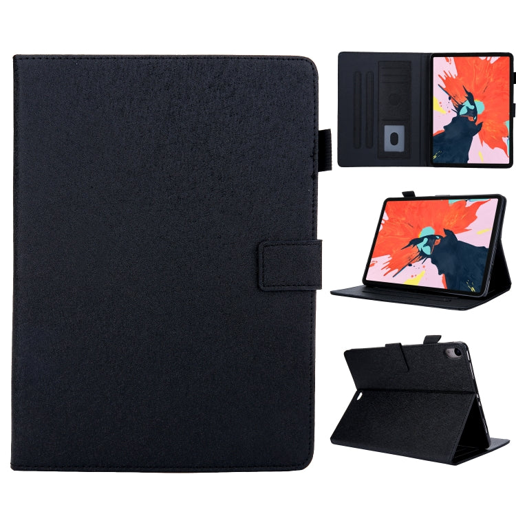 Hair Silky Texture Solid Color Horizontal Flip Leather Case with Holder & Card Slots & Photo Frame & Anti-Skid Strip For iPad Pro 11 inch