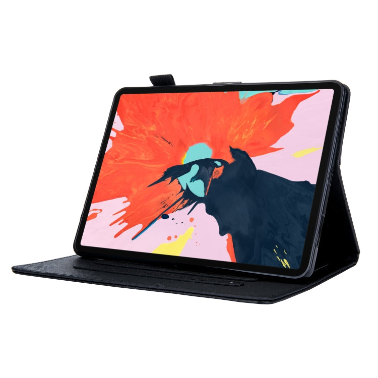 Hair Silky Texture Solid Color Horizontal Flip Leather Case with Holder & Card Slots & Photo Frame & Anti-Skid Strip For iPad Pro 11 inch