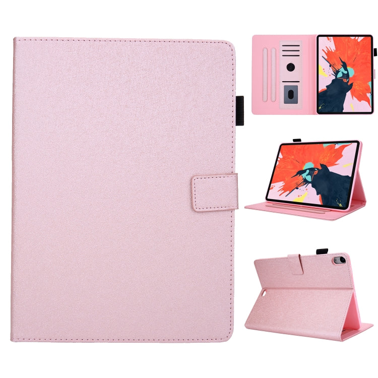 Hair Silky Texture Solid Color Horizontal Flip Leather Case with Holder & Card Slots & Photo Frame & Anti-Skid Strip For iPad Pro 11 inch