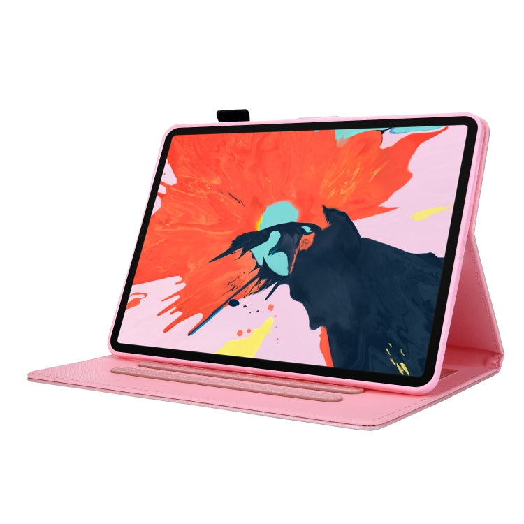 Hair Silky Texture Solid Color Horizontal Flip Leather Case with Holder & Card Slots & Photo Frame & Anti-Skid Strip For iPad Pro 11 inch