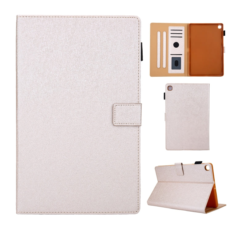 Hair Silky Texture Solid Color Horizontal Flip Leather Case with Holder & Card Slots & Photo Frame & Anti-Skid Strip For Samsung Galaxy Tab A 10.1 (2019) T510 / T515
