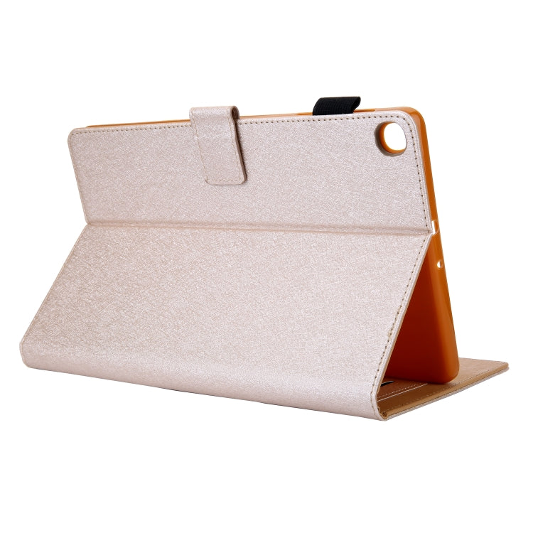 Hair Silky Texture Solid Color Horizontal Flip Leather Case with Holder & Card Slots & Photo Frame & Anti-Skid Strip For Samsung Galaxy Tab A 10.1 (2019) T510 / T515