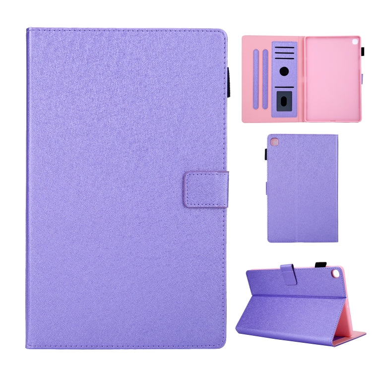 Hair Silky Texture Solid Color Horizontal Flip Leather Case with Holder & Card Slots & Photo Frame & Anti-Skid Strip For Samsung Galaxy Tab A 10.1 (2019) T510 / T515
