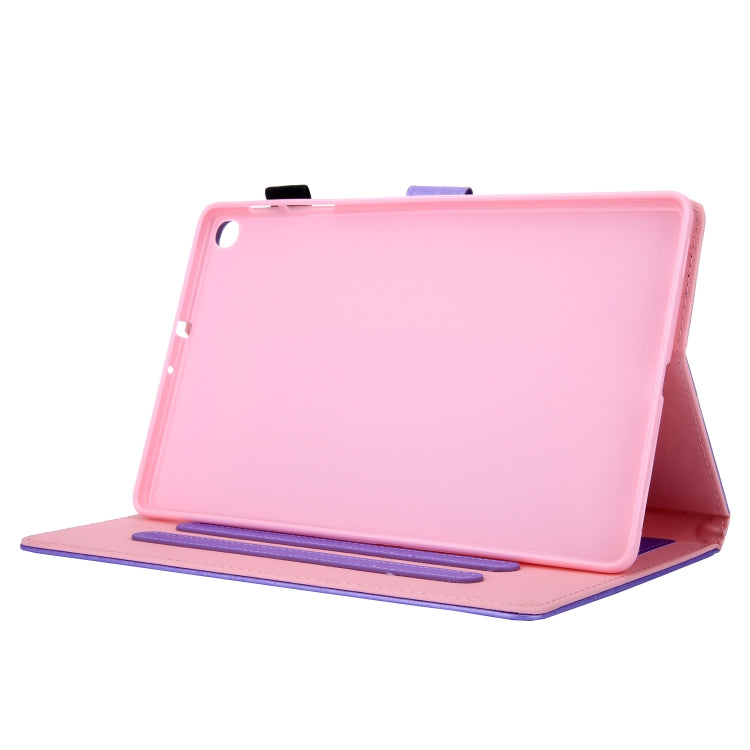 Hair Silky Texture Solid Color Horizontal Flip Leather Case with Holder & Card Slots & Photo Frame & Anti-Skid Strip For Samsung Galaxy Tab A 10.1 (2019) T510 / T515