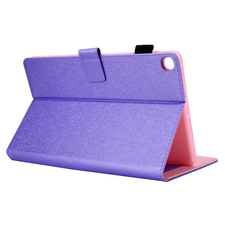 Hair Silky Texture Solid Color Horizontal Flip Leather Case with Holder & Card Slots & Photo Frame & Anti-Skid Strip For Samsung Galaxy Tab A 10.1 (2019) T510 / T515