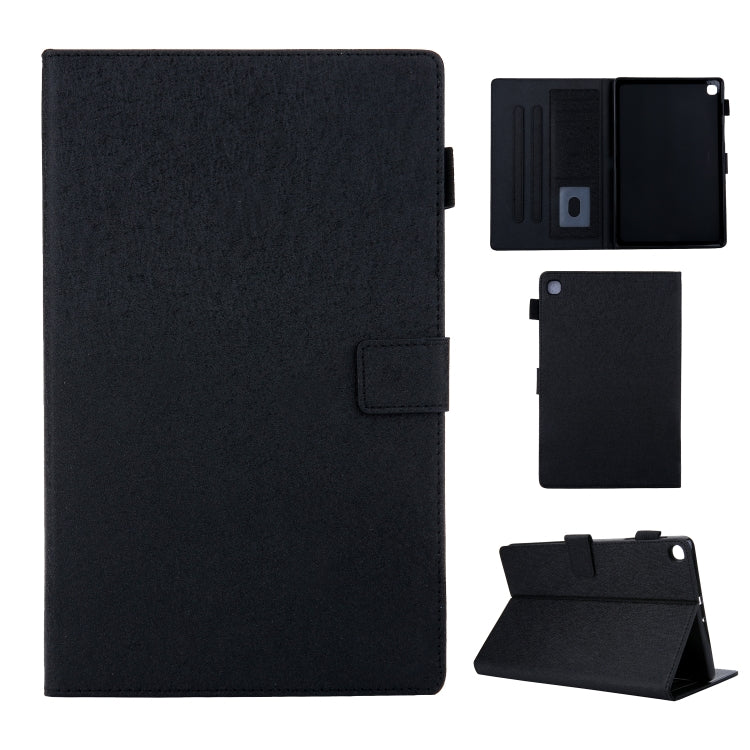 Hair Silky Texture Solid Color Horizontal Flip Leather Case with Holder & Card Slots & Photo Frame & Anti-Skid Strip For Samsung Galaxy Tab A 10.1 (2019) T510 / T515