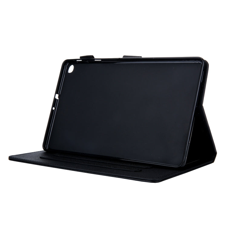 Hair Silky Texture Solid Color Horizontal Flip Leather Case with Holder & Card Slots & Photo Frame & Anti-Skid Strip For Samsung Galaxy Tab A 10.1 (2019) T510 / T515