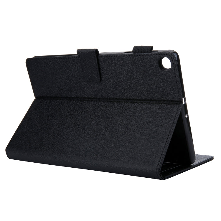 Hair Silky Texture Solid Color Horizontal Flip Leather Case with Holder & Card Slots & Photo Frame & Anti-Skid Strip For Samsung Galaxy Tab A 10.1 (2019) T510 / T515